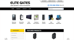 Desktop Screenshot of elitegates.net
