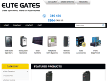 Tablet Screenshot of elitegates.net